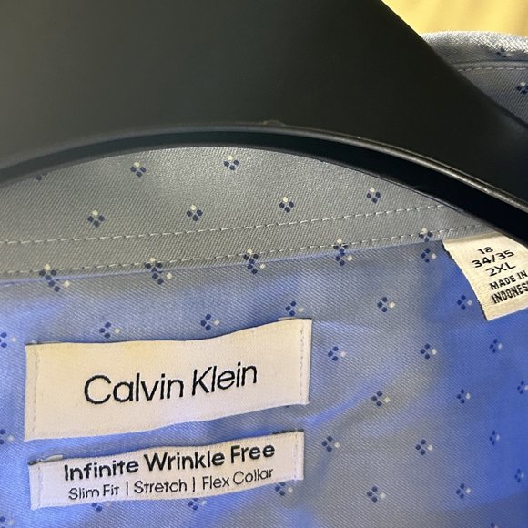 Calvin Klein Infinite Wrinkle Free, Slim Fit Shirt-UNWORN - Picture 4 of 4